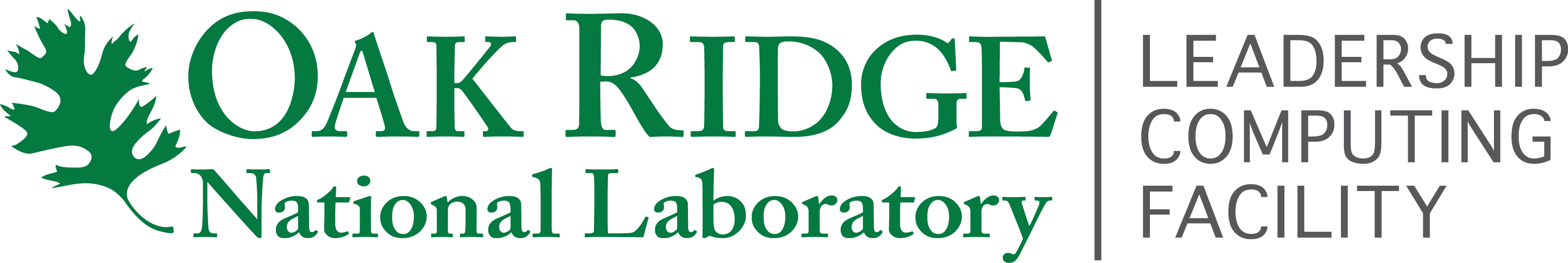 Oak Ridge Leadership Computing Facility logo